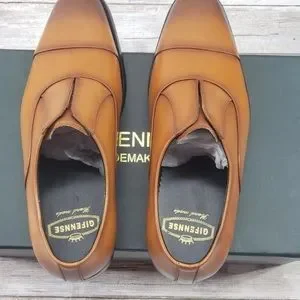 gifennse | Shoes | Gifennse Mens Size 84 Handmade Leather  display picture 3